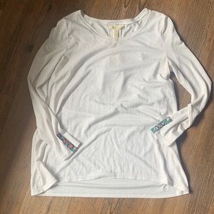 Cream Matilda Jane Top with Sleeve Details